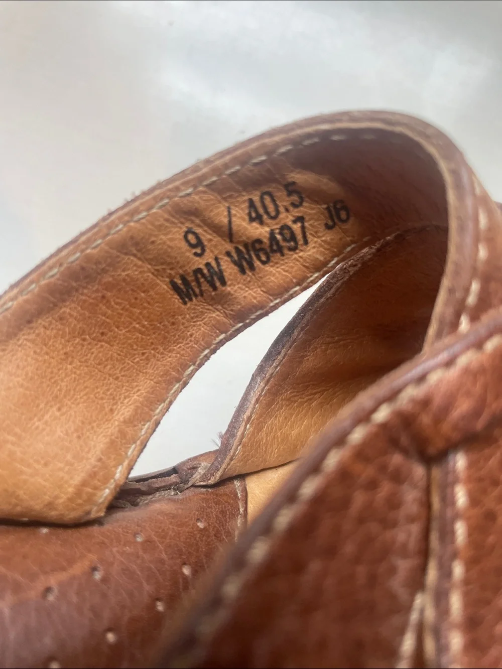 Born leather slide sandal